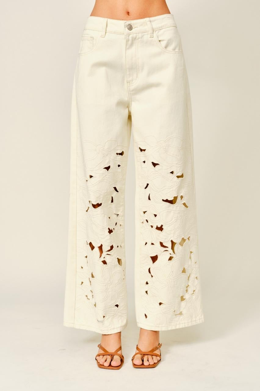 Pantalón de corte amplio (wide leg)