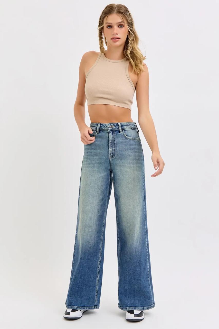 High Rise Wide Leg
