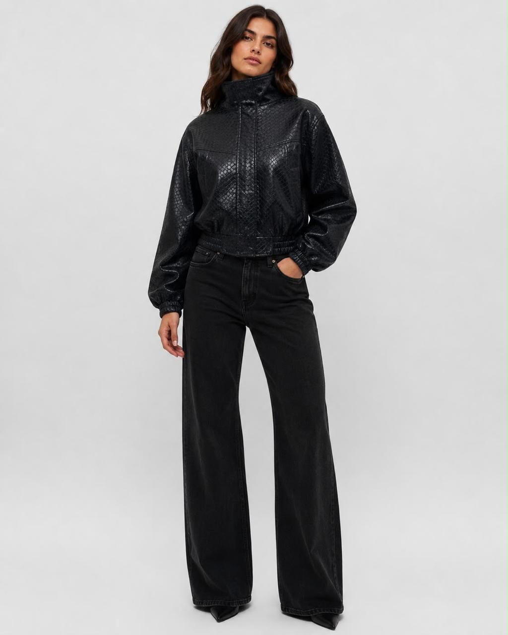 Biker black jacket