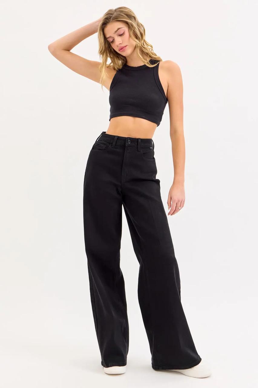 Jeans Wide Leg negros